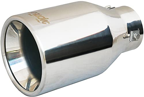 Simoni Racing Auspuffblende Rund Edelstahl - Ø115xL200mm - Anschluß 44-68mm