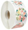Sanfly 500pcs / Rouleau Fleur Autocollants Rouleaux Étiquettes Étiquettes Cadeau pour Fête Mariage Fête des Mères Scrapbooking Enveloppes Scellants Stickers