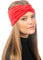 HEYO Damen Stirnband Winter Samt Haarband Breit Kopfband warme Ohrenwärmer (Rot)