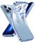 Supdeal Crystal Clear Case for iPhone 13 Pro, [Never Yellow] [Camera Protection], Thin Slim Fit Transparent Soft Silicone Phone Protective Case Cover, 6.1 Inch, Blue