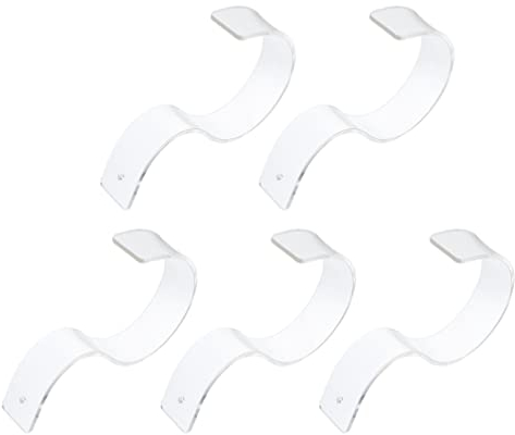 PATKAW Gürtelständer 5-Teiliger Gürtelhalter Für Schrank Transparenter Gürtelhalter Gürtel-Organizer Für Schubladen Klarer Acryl-Gürtelständer