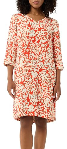 Comma Gemustertes Kleid aus Crêpe