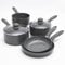 Durastone Grey 5 Piece Non-Stick Cookware Set Including Frying Pans, Saucepans and lids, Induction & All Hob Compatible