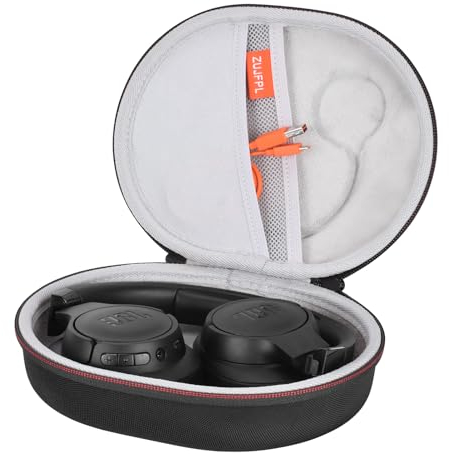 ZUJFPL EVA Hard Case for JBL Live 770NC/670NC/660NC/650BT/460NC/400BT/500BT and JBL Tune 770NC/710BT/720BT/700BT/750BT/520BT/510BT/760NC/660NC/500/E45BT Wireless Headphone(Gray)