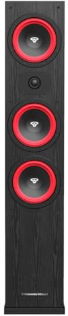CERWIN-VEGA! Home Audio LA365 3-Wege-Tower-Lautsprecher, 16,5 cm, Schwarz
