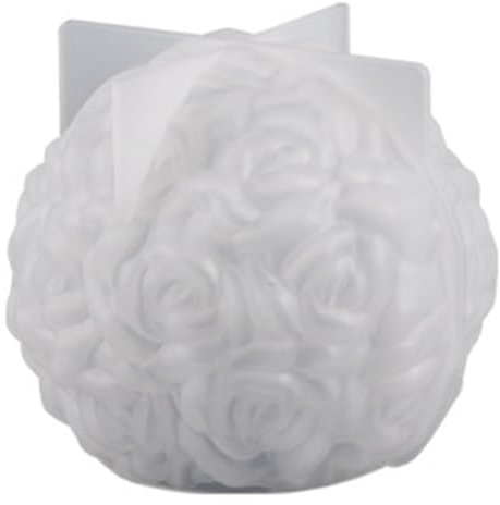 Rxuaw Rosenharz-Gießform für selbstgemachte Kerzen, handgefertigte Harzguss, Kerzenform für Buntstifte, Wachse, Polymer-Ton, Gips