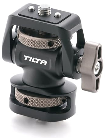 TILTA Kamera Monitorhalterung mit 1/4-20 mit Passstiften, 360° drehbar und 175° neigbar, maximale Traglast 2kg TA-AMB3-B