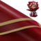 Papier Cadeau Fleur,Emballage Fleur,Papier Fleuriste,Papier Bouquet,Feuilles de Papier d'emballage pour Bouquet de Fleurs,Papier Plastique Emballage Fleuriste,Papier Emballage Bouquet de Fleur(Rouge)