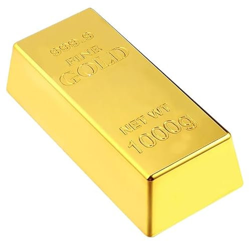 NEU Goldbarren Attrappe, 16,5 cm, 1 Stück