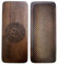 Sadhu Board Nagelbrett aus dunklem Mangoholz, 100% Handgemacht, 3 Größen: 10 mm, 12 mm und 15 mm, Yogapraxis, löst Verspannungen (Om dunkelbraun, 10mm)