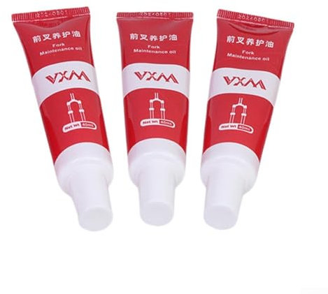 Lubrifiez votre vélo avec ce lot de trois huiles de choc pour fourche de VTT, chacune de 40 ml