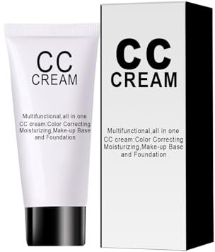 Hauttonanpassende CC-Creme SPF 50, 2025 Neue Kosmetik CC-Creme, Selbstanpassende CC-Creme, Farbkorrigierende, Selbstanpassende Für Reife Haut