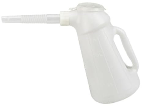 Récipient à huile avec bec verseur - Bouteilles de mesure - Conteneur de mesure - Distributeur d'huile moteur