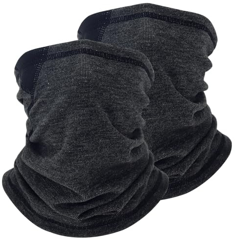 Shecret Fleece Schlauchschal 1 oder 2 Stück, Halswärmer Damen Herren Winter | Fleece Schlauchschal weich und elastisch,Thermo Halswärmer winddicht,Damen und Herren,ideal für Outdoor Sport im Winter