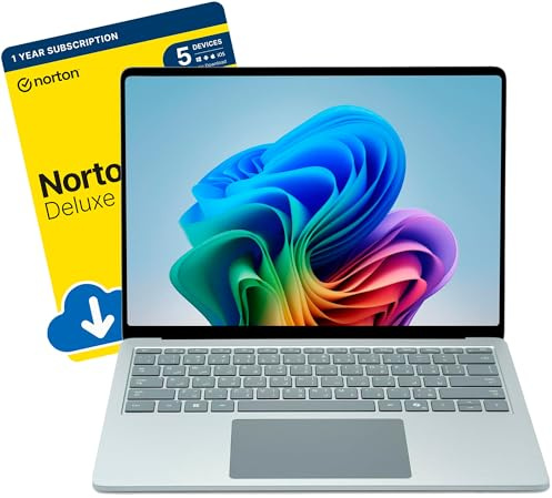 Surface Laptop 7 for Business Copilot+ AI (Intel Core Ultra 5 236V, 16 GB LPDDR5x-SDRAM, 512 GB SSD, 13.8 Touchscreen, Wi-Fi 7, Windows 11 Pro) includes Free Norton 360 Deluxe Antivirus Software