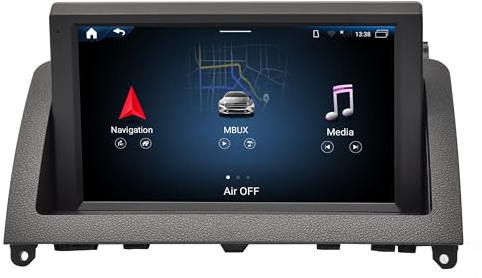 CarPlay für Mercedes W204 S204 C204 NTG 4.0 Autoradio Upgrade 8 Zoll Android Bildschirm Wireless Android Auto Mirroring Vollbild Apps Netflix Spotify YouTube TV Navigation Karten Fahrzeugkameras (128