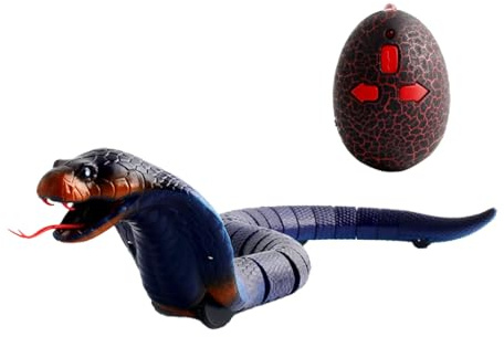 Remote Control Snake Toy - Joke Snake, Rattle Joke, Crawling Joke, Battery Operated Snake, Mobile Snake, Party Snake, Reptile Gag Camping Gag