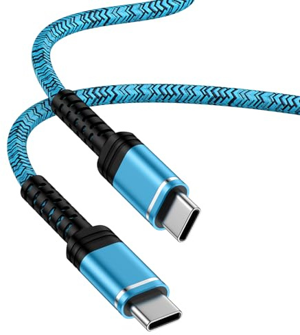 6FT USB C to USB C Cable, 60W Type C Cable Fast Charging Data Cable Lead | USB Type C Cable for Google Pixel 10 Pro 9 8 7 6 5 4 3/Samsung Galaxy S26 S25 S24 S23 A16 A15 A36 A35 A56 A55/iPhone 17 16 15