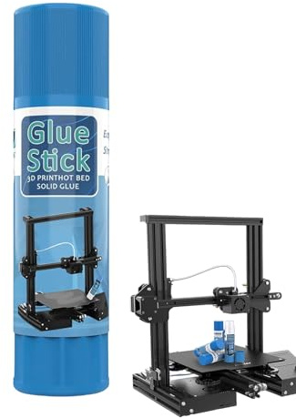 Colla stampante 3D - 21 g adesiva per letto caldo | colla 3D | per stampanti ✰dm/Fƒf, durevole, sicura per vetro di carbonio e vetro, garantisce adesione parti su piattaforma