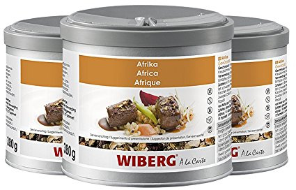 Wiberg Afrika Gewürzsalz, 380g 3er Pack