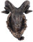 Cikonielf Nette Retro Pferdekopf Ziege Kopf Mantel Haken Home Badezimmer Büro Tierform Mantel Haken Wanddekoration(Goat-Shape)