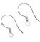 asdfwe 10 Paia Argento 925 Francese Filo Ganci Orecchino Fish Hook Orecchini Argento Monachelle