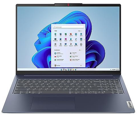 Lenovo IdeaPad Slim 5 16 Laptop - 16 WUXGA Touch AMD Radeon Graphics - AMD Ryzen 5 7530U 6 núcleos - 16GB DDR4 1TB NVMe SSD- Teclado retroiluminado Huella dactilar Wi-Fi 6- Win11 32GB USB - Abyss