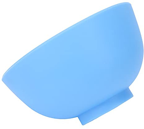 Verdant Touch Dental Mixing Bowl Rubber Dental Alginate Plaster Mixing Bowl, Flexible Dental Material Mixing Bowl for Dentists, 4.7 Inch Diameter, White and Blue