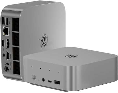 Beelink SER9 Pro Mini PC, Mini Desktop Computers con AMD Ryzen 7 H 255 (8C/16T, fino a 4,9 GHz), 24GB LPDDR5X 6400MHz+500GB M.2 2280 PCIe4.0x4 SSD, 2500Mbps LAN, WiFi 6, BT 5.2, DP, HDMI, USB4
