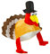 W WIDMANN MILANO Party Fashion - Hut Thanksgiving Truthahn, Tierkostüm, lustige Kopfbedeckung