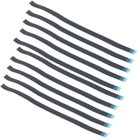 EMSea Nastro biadesivo nero facile da tirare per schermo LCD da 11,6, 12, 12,5, 14, 15,6, 15,6, 17,3, 17,3, 10 pezzi