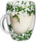 Tasse à café en verre à double paroi avec cuillère - 350 ml - Isotherme - Résistant à la chaleur - Cadeau d'anniversaire ou de Saint-Valentin - Cadeau fantaisie pour femme, maman, épouse, amie,