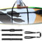 CLIUNT Surfbrett Tragegurt, SUP Tragegurt, Verstellbarer SUP Board Schultergurt, Surfbrett Schultergurt mit Spanngurt für Kajak Surfboard Kanu SUP, für Surfbretter, Paddleboards, Longboards und Kajaks