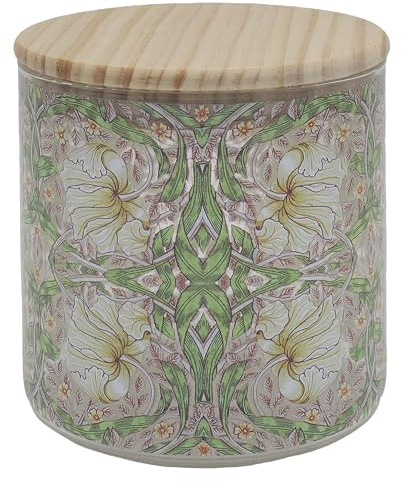 The Leonardo Collection Pimpernel Glass Food Storage Canister | Airtight Closure, Food Safe, Pantry Storage, Decorative Display, Reusable Design, Elegant Kitchen Accessory