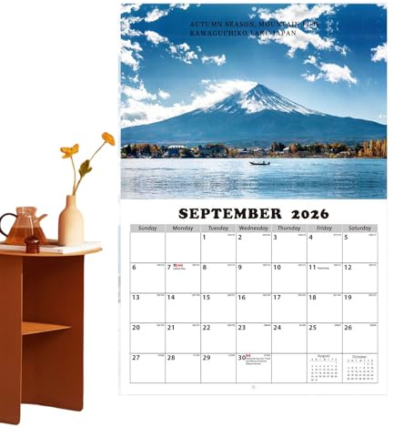 Landschaftskalender Dekorativer Tagesplaner Und Heimbüro Organizer