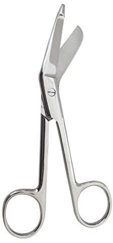 Rosenice - Tijeras para vendaje, de acero inoxidable, de enfermería, 14 cm, para uso médico doméstico