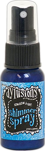 Ranger Dylusions Shimmer London Spray, Synthetic Material, Blue, 9.6519999999999992 x 3.048 x 3.048 cm