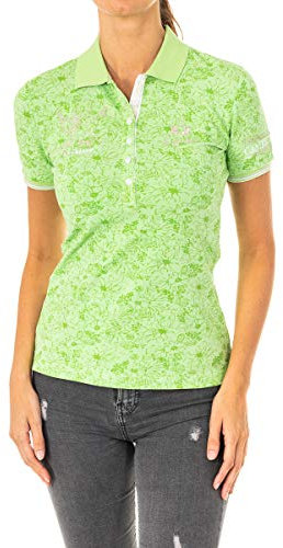 La Martina Polo da Donna a Maniche Corte con Collo a Revers LWP309