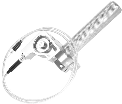 ZSDTRP Gasgriff Motorrad 22 mm CNC Aluminium Quick Twister mit Gaszug CRF50 70 110 IRBIS 125 250 Dirt Bike Motorrad Zubehör