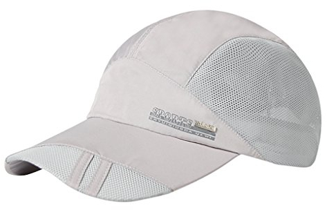 YSXY Mesh Baseball Cap Golf Tennis Kappe Sonnenhut Freizeit UV-Schutz-Kappe Einstellbare Atmungsaktives Sommerhut Sonnencap Schnell Trocknende Wandermütze fur Herren Damen