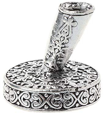 BINGHONG3 Dip Pen Holder,Vintage Metal Round Insertion Pen Holder For Feather Quill Dip Pens School Office Supplies Stationery Student Gift