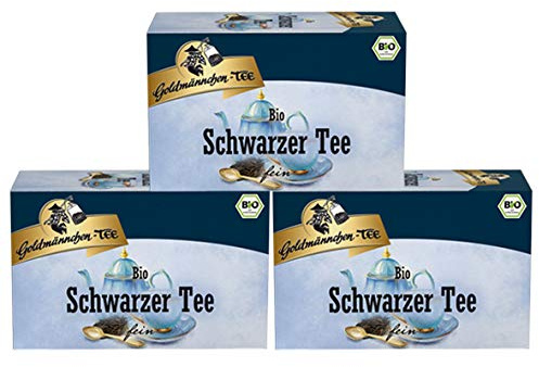 Goldm?nnchen-TEE Bio Schwarzer Tee, 20er, 3er Pack