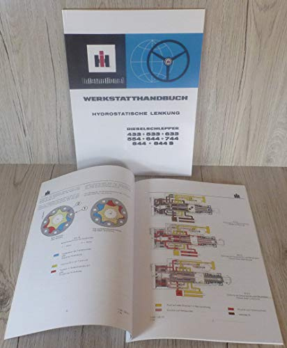 IHC Werkstatthandbuch Hydrostatische Lenkung Traktor 433 533 633 554 644 744 844 844S