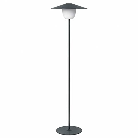 Blomus Mobile LED-Stehleuchte -ANI LAMP- | Akku Stehlampe aus Aluminium | Farbe Magnet | Ø 34 x 120H cm | 2 Helligkeitsstufen per Touch | Outdoor