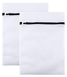 Wäschenetz für Waschmaschine, TAOPE 2 Stück Wäschenetz Wäschetasche Set, 40 * 50cm Wäschebeutel Laundry Bag mit Reißverschluss für Empfindliches, Schuhe, BH, Unterwäsche, Bettwäsche, Hemden, Wash Bag