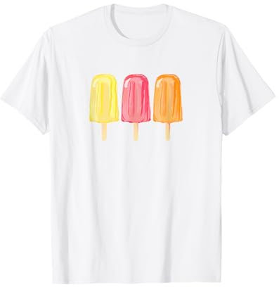 Colourful summer ice lolly ice cream fan T-Shirt