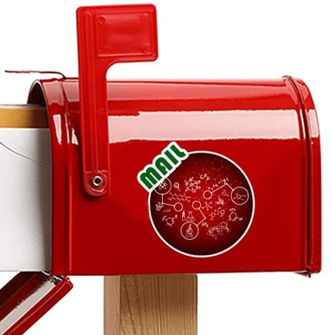 Beauty Gift Technologische Sense Organische Chemie Molekulare Chemie Aufkleber Briefkastenaufkleber Kleber