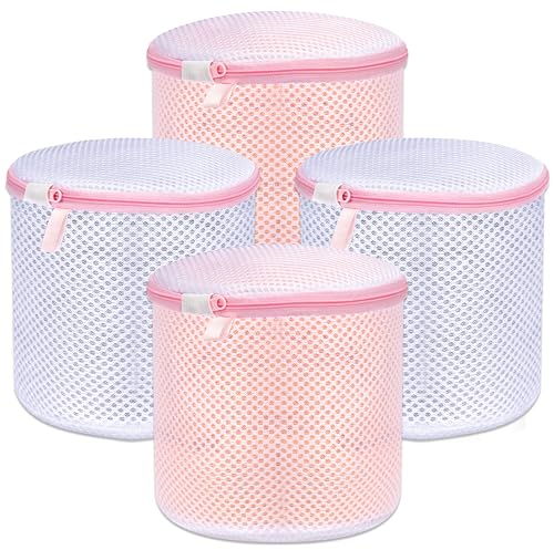 Bh Netz Für Waschmaschine,wäschenetz Für Waschmaschine Groß,Wäschebeutel Für Waschmaschine Fur Socken, Bh's, Unterwäsche Und Dessous,4er Set-rosa-bh Wäschenetz