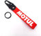 BUNCC Motorrad Polyester Stickerei Schlüsselring Anhänger Schlüsselring hängende Schnallen Lanyard Schlüsselkette für Motul