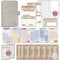 BeginnerBudget® Budget Planner Deutsch - Starterset mit Sparchallenge Budgetplaner - Sparen mit Umschlagmethode + Anleitung - Ringbuch A6 - Binder A6 Wildleder-Style (Grau)